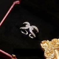 Kubieke Circonia Micro Pave Brass Ring, Messing, gold plated, Verstelbare & verschillende stijlen voor de keuze & micro pave zirconia & voor vrouw, Verkocht door PC