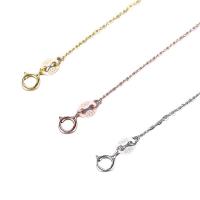 Thailand Sterling Silver Necklace, plated, different length for choice, more colors for choice, 3PCs/Lot, Sold By Lot
