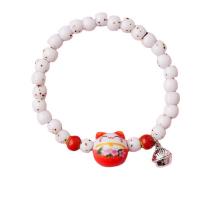 Bracelet en porcelaine, avec Perle en alliage de zinc, pour femme, plus de couleurs à choisir, Longueur:Environ 14-20 cm, 20PC/lot, Vendu par lot