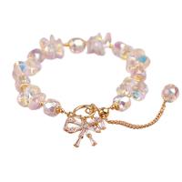 Bracelets de cristal, bijoux de mode & pour femme & avec strass, Longueur 18.5 cm, Vendu par PC