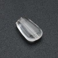 Perles acryliques transparentes, Acrylique, DIY, transparent, 7x11x4mm, Trou:Environ 1mm, Vendu par sac