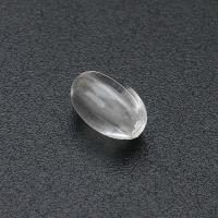 Perles acryliques transparentes, Acrylique, ovale, DIY, transparent, 8x5x5mm, Trou:Environ 1mm, Vendu par sac