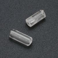 Transparent Acrylic Beads, Column, DIY & different size for choice, clear, Hole:Approx 1mm, Sold By Bag