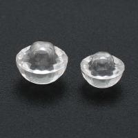 Acrylic Shank Button Dome DIY clear Approx 3mm Sold By Bag