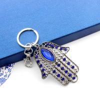 Bag Purse Charms Keyrings Keychains Zinc Alloy Hand antique silver color plated with rhinestone nickel lead & cadmium free 30mm 75mm Length 10.8 cm Sold By PC