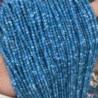 Apatites Beads Round polished DIY & faceted blue Sold Per Approx 15 Inch Strand