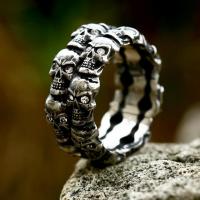 Палец кольцо из нержавеющей стали, Нержавеющая сталь 304, ювелирные изделия моды & разный размер для выбора & Мужский, оригинальный цвет, продается PC