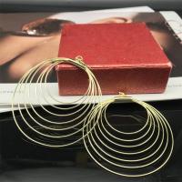 Zink Alloy Droppörhänge, plated, mode smycken & för kvinna & ihålig, fler färger för val, nickel, bly och kadmium gratis, 88x68mm, Säljs av Par