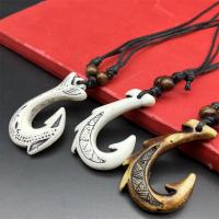 Harz Halskette, mit Wachsschnur, handgemacht, Modeschmuck & unisex, keine, 52mm, Länge:ca. 50-88 cm, verkauft von PC