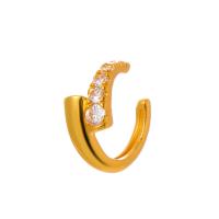 Cúbicos Circonia Micro Pave anillo de latón, metal, chapado, Joyería & micro arcilla de zirconia cúbica & para mujer, más colores para la opción, 13mm, Vendido por UD