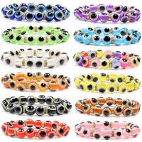 Resin Bracelets, with Brass, plated, Adjustable & fashion jewelry & Unisex, more colors for choice, 10mm, Length:18 cm, Sold By PC