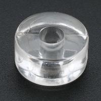 Perles acryliques transparentes, Acrylique, pilier, DIY, transparent, 10x19x19mm, Trou:Environ 6mm, Vendu par sac