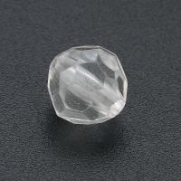 Perles acryliques transparentes, Acrylique, DIY, transparent, 10x9.50x9.50mm, Trou:Environ 2mm, Vendu par sac