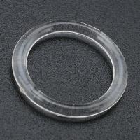 Acrylic Linking Ring, Donut, DIY & hollow, clear, 18x18x2mm, Sold By Bag