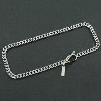 Titanium Steel Necklace, fashion jewelry & for woman, original color, nickel, lead & cadmium free, Sold By PC