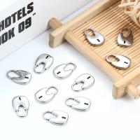 Stainless Steel Pendants, 304 Stainless Steel, Lock, electrolyzation, DIY, original color, 10x15mm, 10PCs/Bag, Sold By Bag