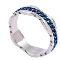 Палец кольцо из нержавеющей стали, Нержавеющая сталь 304, ювелирные изделия моды & Мужская & разный размер для выбора, Много цветов для выбора, продается PC