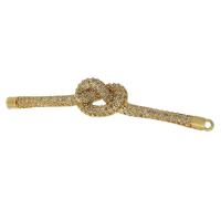 Cubic Zirconia Micro Pave Brass Connector real gold plated micro pave cubic zirconia gold Approx 1mm Sold By PC
