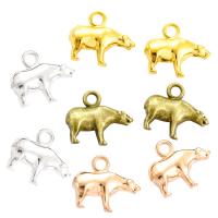 Zinc Alloy Animal Pendants Bear plated DIY nickel lead & cadmium free Approx 2mm Sold By Bag