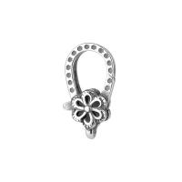 925 Sterling Silver Lobster Claw Clasp Flower DIY & epoxy gel Sold By PC