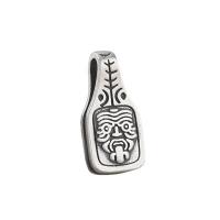 Thailand Sterling Silver Pendants Antique finish DIY Approx 3mm Sold By Lot