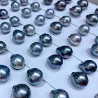 Perles d'huîtres perles de mer Akoya cultivées, perles Akoya cultivées, Baroque, DIY, noire, 9-10mm, Vendu par PC