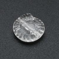 Transparent Acrylic Beads, Conch, DIY, clear, 11x12x4mm, Hole:Approx 1mm, Sold By Bag