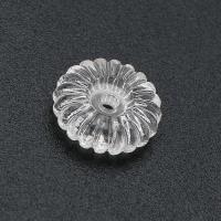 Perles acryliques transparentes, Acrylique, Plat rond, DIY, transparent, 10x10x3mm, Trou:Environ 1mm, Vendu par sac