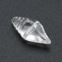 Perles acryliques transparentes, Acrylique, DIY, transparent, 8x17x5mm, Trou:Environ 1mm, Vendu par sac