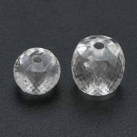 Perles acryliques transparentes, Acrylique, Seau, DIY & normes différentes pour le choix, transparent, Trou:Environ 3mm, Vendu par sac