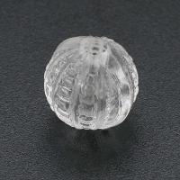 Perles acryliques transparentes, Acrylique, DIY, transparent, 10x11x11mm, Trou:Environ 3mm, Vendu par sac