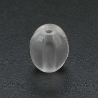 Perles acryliques transparentes, Acrylique, ovale, DIY, transparent, 12x9x9mm, Trou:Environ 1mm, Vendu par sac