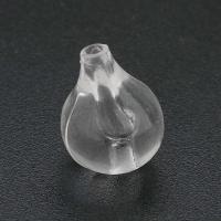 Perles acryliques transparentes, Acrylique, larme, DIY, transparent, 10x13x10mm, Trou:Environ 1mm, Vendu par sac