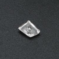 Perles acryliques transparentes, Acrylique, DIY, transparent, 6x4x3mm, Trou:Environ 1mm, Vendu par sac