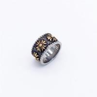 Titanium Steel Finger Ring vintage & for man 13mm Sold By PC