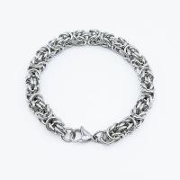 Stainless Steel Jewelry Bracelet 316L Stainless Steel electrolyzation fashion jewelry & for man original color Sold By PC
