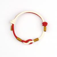 Fashion Bracelet & Bangle Jewelry, Polyester Cord, handmade, fashion jewelry, more colors for choice, 5PCs/Lot, Sold By Lot