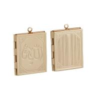 Brass Jewelry Pendants, Square, gold color plated, different styles for choice, gold, 20PCs/Lot, Sold By Lot