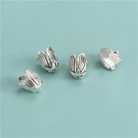 925 Sterling Silver Spacer Bead, Flower, DIY, more colors for choice, 8x8.40mm, Hole:Approx 1.6mm, 5PCs/Lot, Sold By Lot