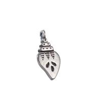 Thailand Sterling Silver Pendants, Antique finish, DIY, 13.30x6.60x1mm, Hole:Approx 2mm, 10PCs/Lot, Sold By Lot