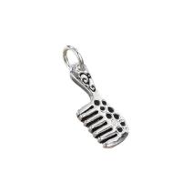 Thailand Sterling Silver Pendants Comb Antique finish DIY Approx 4mm Sold By Lot