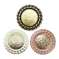 Zinc Alloy Shank Button Flat Round gold color plated DIY & enamel nickel lead & cadmium free 23mm Sold By PC