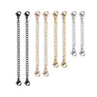 Stainless Steel Extender Chain, Titanium Steel, polished, different length for choice, more colors for choice, Sold By Strand