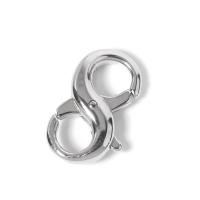 Stainless Steel Jewelry Clasp, 304 Stainless Steel, DIY, original color, 16x10mm, Sold By PC