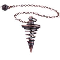 Tibetan Style Pendulum, plated, fashion jewelry & Unisex, more colors for choice, nickel, lead & cadmium free, 50x23mm, Length:Approx 6.7-7 Inch, Sold By PC