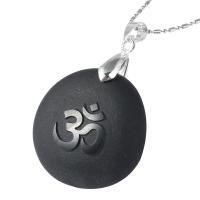 Natural Black Obsidian Pendants fashion jewelry & Unisex Sold By PC