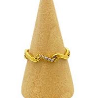 Rhinestone-Edelstahl -Finger-Ring, 316 L Edelstahl, Modeschmuck & verschiedene Größen vorhanden & für Frau & mit Strass, keine, Größe:6-9, verkauft von PC