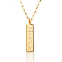 Titanstahl Halskette, plattiert, Modeschmuck & für Frau, keine, 26x6mm, Länge:47.5 cm, verkauft von PC