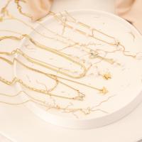 Edelstahl Schmuck Halskette, 304 Edelstahl, mit Kunststoff Perlen, mit Verlängerungskettchen von 1.97inch, Schmetterling, vergoldet, Modeschmuck & für Frau, keine, Länge:ca. 15.7 ZollInch, verkauft von PC