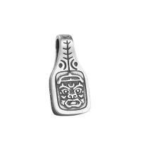 Thailand Sterling Silver Pendants, Antique finish, DIY, more colors for choice, 17.50x8.50x4.50mm, Hole:Approx 3mm, 10PCs/Lot, Sold By Lot
